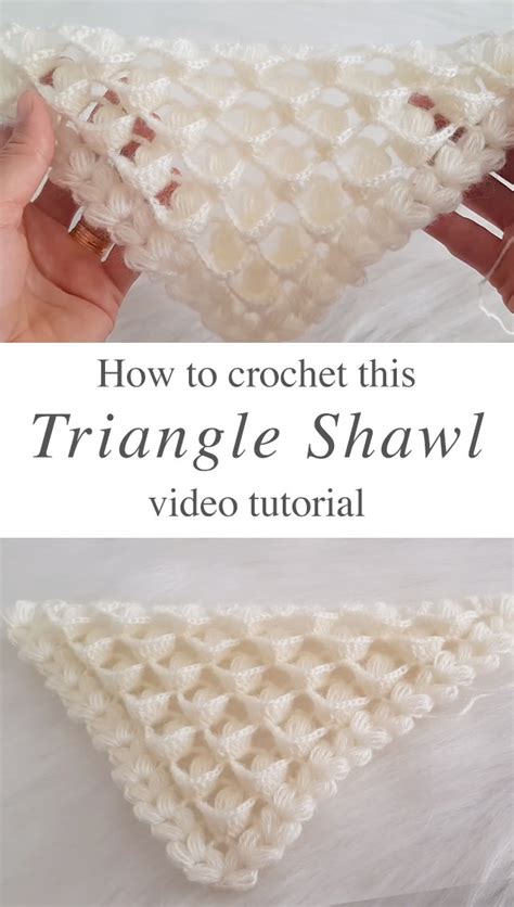 Triangle Shawl Crochet Pattern You Will Love Crochetbeja