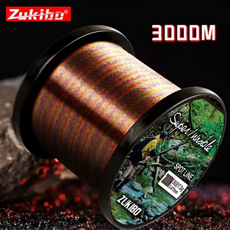 Zukibo M Spotted Camo Fishing Line D Super Invisible Strong