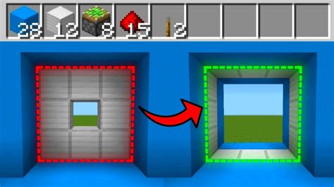 🦅 Minecraft Worlds Easiest 3x3 Piston Door Youtube