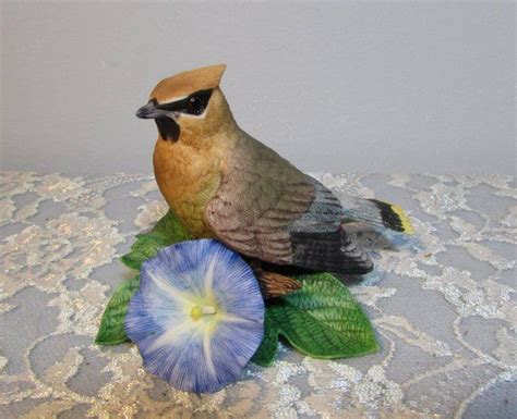 Lenox Cedar Waxwing Porcelain Garden Bird Figurine With Etsy Bird