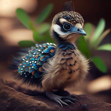 Cute Baby Peacock