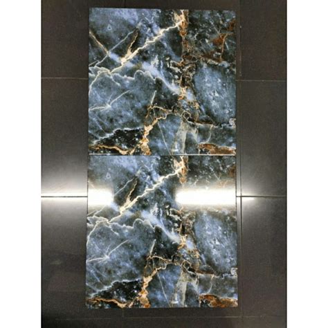 Jual Keramik Lantai 50x50 Monza Schumacher Blue Motif Marmer Kw1