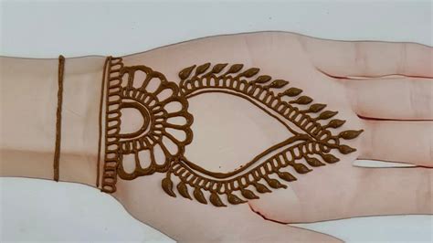 3 Different Mehendi Design Easy Bharwa Mehendi Design Unique