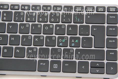 Hp Elitebook Folio G G Nordic Laptop Keyboard Scandinavian