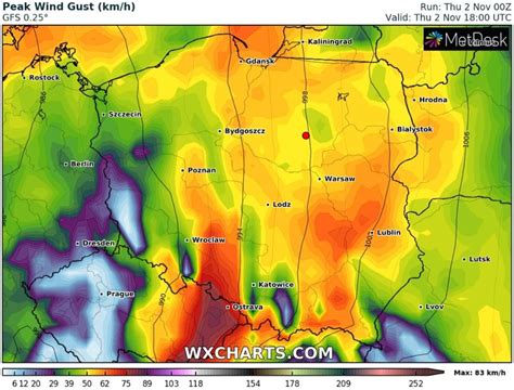Prognoza Pogody Na Zaduszki Uwaga Na Bardzo Silny Wiatr Pogoda W