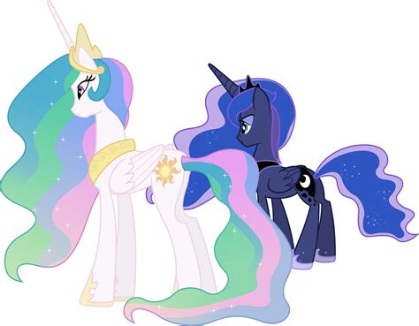 Princess Celestia And Princess Luna Overlooking By 90sigma On Deviantart