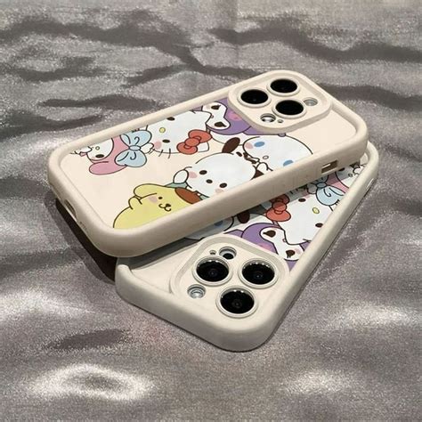 Sanrio Kuromi Cinnamoroll Silicone Case For Xiaomi Redmi Note 13 12 Turbo 11 Pro Plus 11s 10s 10