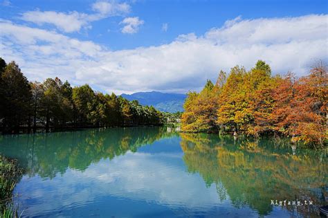 超熱門花蓮景點 雲山水夢幻湖 絕美藍天白雲落羽松湖景倒影秘境跳石瀑布太好拍 樂活的大方