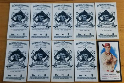 Topps Allen Ginter Minis Incl Sp A G Back Black You Pick