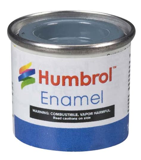 Humbrol No145 Matt Medium Grey Enamel 14ml Boks Norwegian Modellers