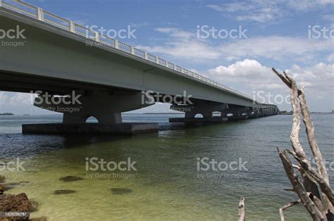 Causeway Bridge Of Sanibel Island Florida Stock Photo - Download Image ...
