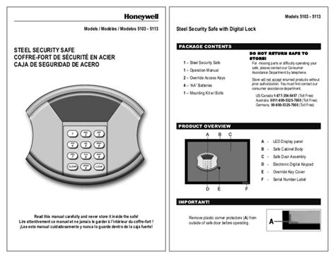 Honeywell Handleiding Pagina S