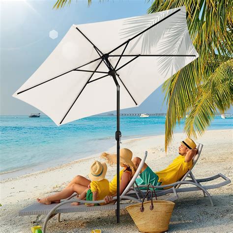 Parasol parasol jardin parasol deporté parasol de balcon 270 cm