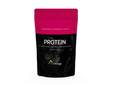 Purepower Proteinpulver Valleproteindrik Hindbær 400 G