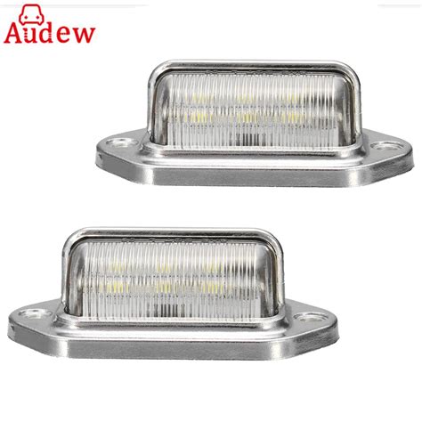 Aliexpress.com : Buy 2Pcs Car LED License Number Plate Step Light 6LED ...