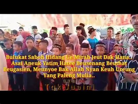 PESIJUK SERTA SANTUNAN TAMU AGUNG DI SEURAMOE MAJELIS ZIKRULLAH ACEH