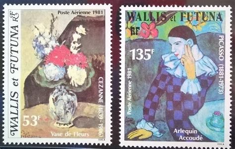 WALLIS FUTUNA 1981 Paints By Picasso 2v Cpt MNH CV 10 Australia