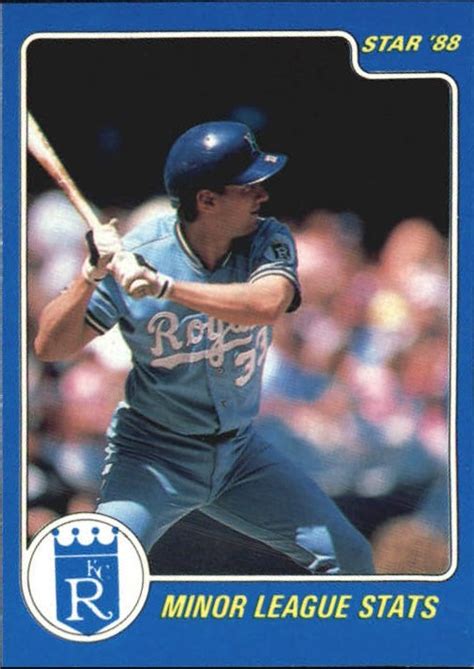 1988 Star Kansas City Hitman Glossy 2 Kevin Seitzer Royals C59136 NM MT