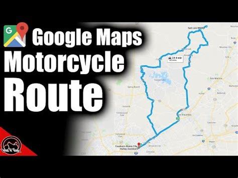 How To Use Google Maps For A Motorcycle Trip Or Route Youtube In