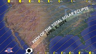 2024 solar eclipse map: Where to see the eclipse on April 8 | Live Science