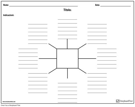 Spider Map With Lines Storyboard Par It Examples