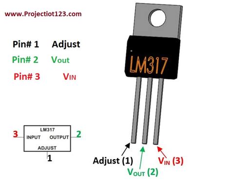 Lm Adjustable Voltage Regulator Circuit Pinout And Working