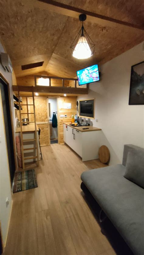 Tiny House Przyczepa Kempingowa Kamper Mobilny Letniskowy Domek Nowy