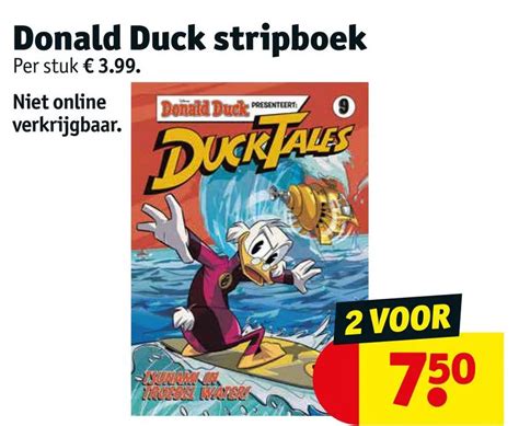 Donald Duck Stripboek Aanbieding Bij Kruidvat