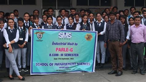 Industrial Tour To Parle G Factory SMS COLLEGE VARANASI YouTube