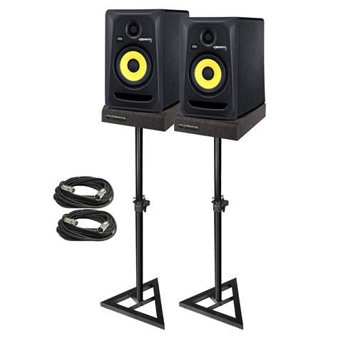 Krk Rokit G Rp G Powered Studio Monitor Speakers Package