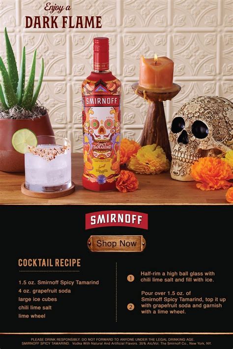 Shop Smirnoff Spicy Tamarind To Make Chilling Recipes Smirnoff