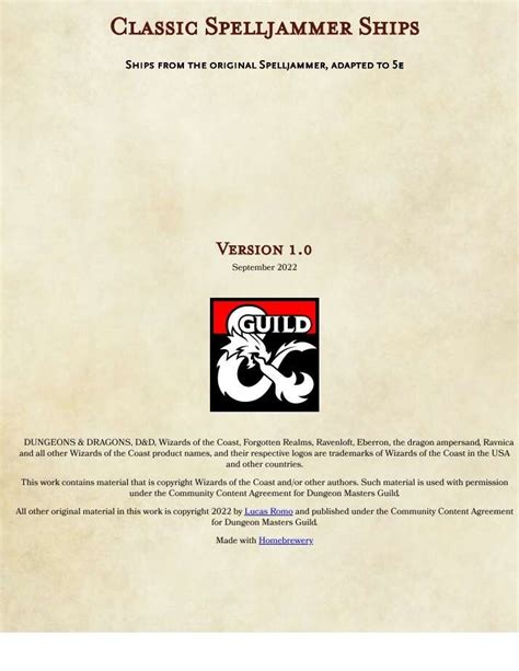 Classic Spelljammer Ships - Dungeon Masters Guild | Dungeon Masters Guild