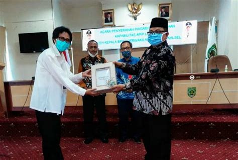 Pemkab Balangan Raih Level Apip Kapabilitas Dari Bpkp Provinsi