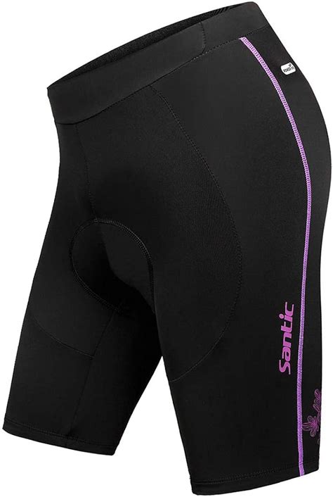 Amazon Santic Women S Cycling Shorts 4D Padded Elastic Comfortable