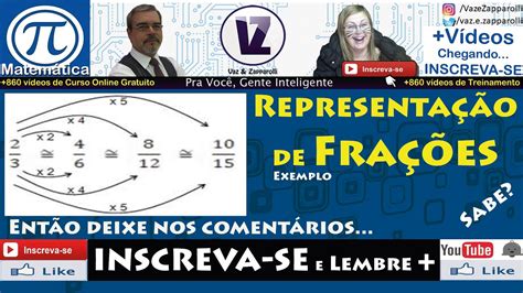 👀 Matemática Básica Representação De Frações Exemplo Curso Online