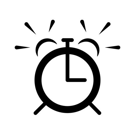 alarm clock icon template 8156264 Vector Art at Vecteezy