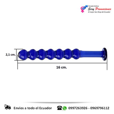 Dildo Vidrio Turín Anal Vaginal Importadora Erótica Sex Shop