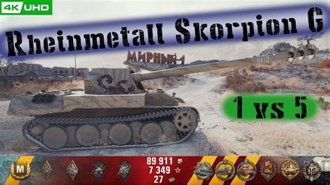 World Of Tanks Rheinmetall Skorpion G Replay 7 Kills 5 1k Dmg Patch 1