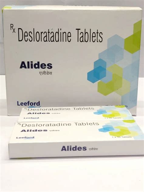 Alides Mg Tablet Desloratadine Packaging Size X Tab Packaging