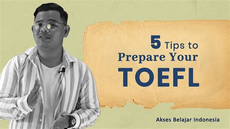 5 Tips To Prepare Your TOEFL YouTube