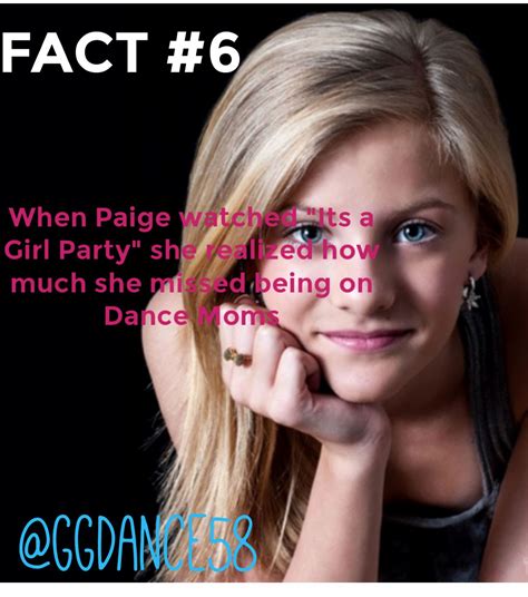 Dance Moms Facts Dance Moms Paige Dance Moms Facts Dance Moms Secrets