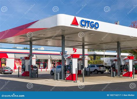 Citgo Gas Station Exterior And Logo Editorial Photography - Image of ...