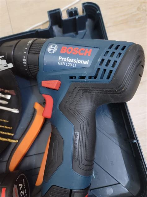 Bosch （震動版）適合鑽牆用 12v大功率（雙電池）配置 充電式震動電鑽 充電式電動螺絲批 充電式電鑽螺絲批gsb120 Li 葵興