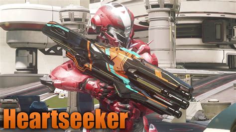 Halo 5 Guardians Heartseeker Legendary Weapon Showcase Youtube