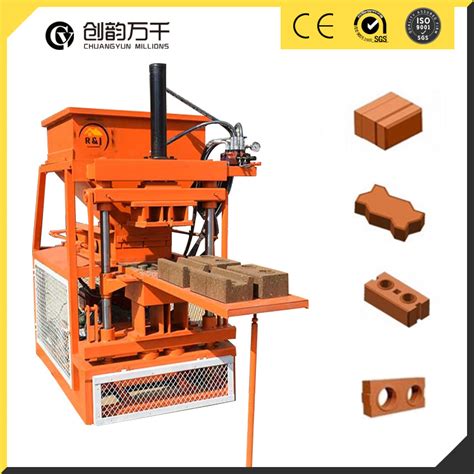 Cy2 10 Low Cost Compressed Earth Soil Clay Brick Making Machine China