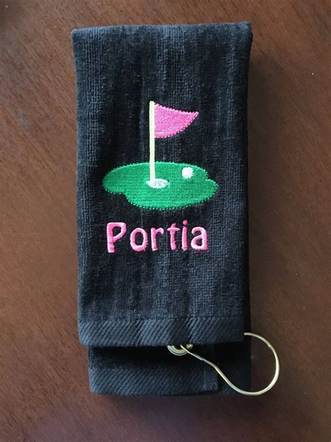 Retirement Golf gift towel personalized golf gift fathers | Etsy