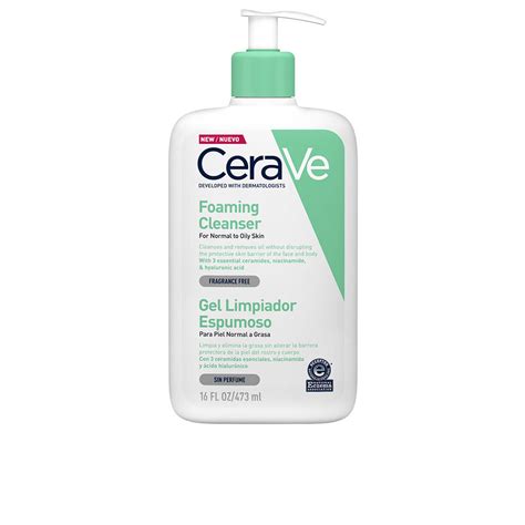 Foaming Cleanser For Normal To Oily Skin Gels Et Savons Cerave