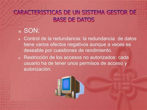 Sistema Gestor De Base De Datos Ppt Descarga Gratuita