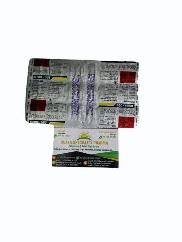 Almox 500 Capsule Amoxicillin 500mg at Rs 100/box | Antibiotic Tablets ...