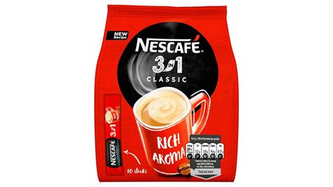 NESCAFÉ 3in1 Classic, instantní káva, 10 sáčků x 16,5g (165g ...